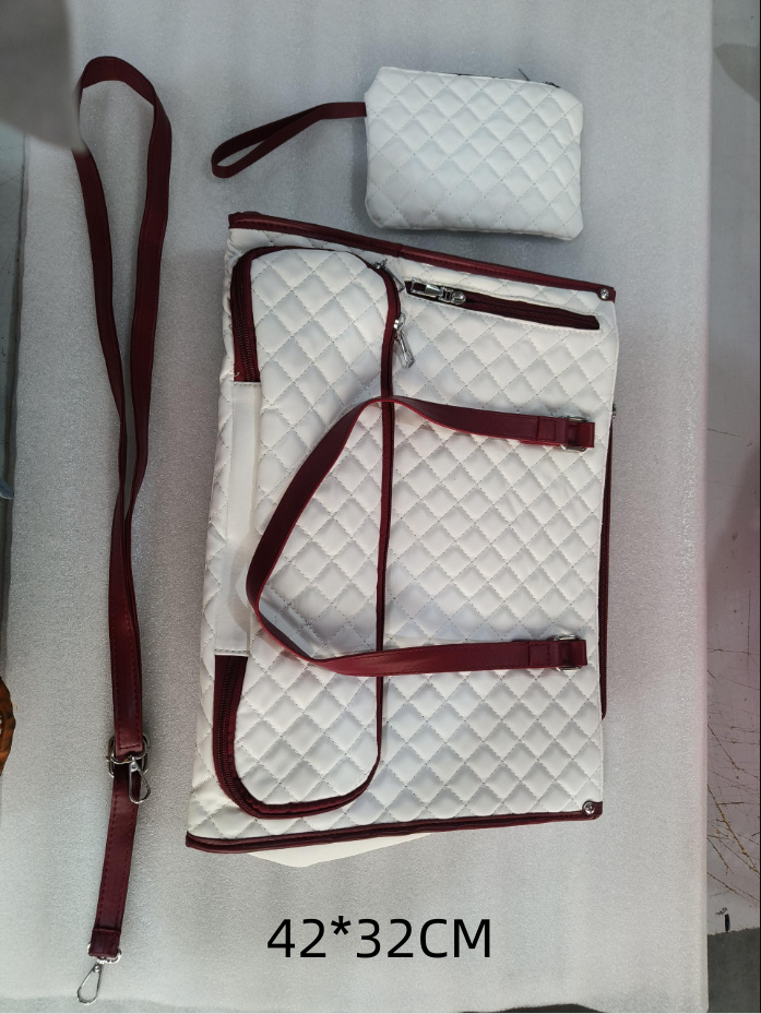 Fashionable Lunch Tote Bag Women's Thermal Insulation Lunch Box Leak-proof Crossbody Computer Storage Bag Quilted Large Capacity Handbag With Purse - Image 6